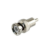 EPCOM TITANIUM, TT-RG-01, Adaptador en línea para 75 Ohm, de conector BNC macho a RCA macho en aplicaciones de Audio-Video para 