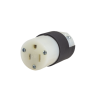 HUBBELL, HUB-HBL-5269-C, Conector Entrada Recta/ 15A 125V/ 2 Polos 3 Hilos/ Nema 5-15R/ Grado Industrial- Comercial.