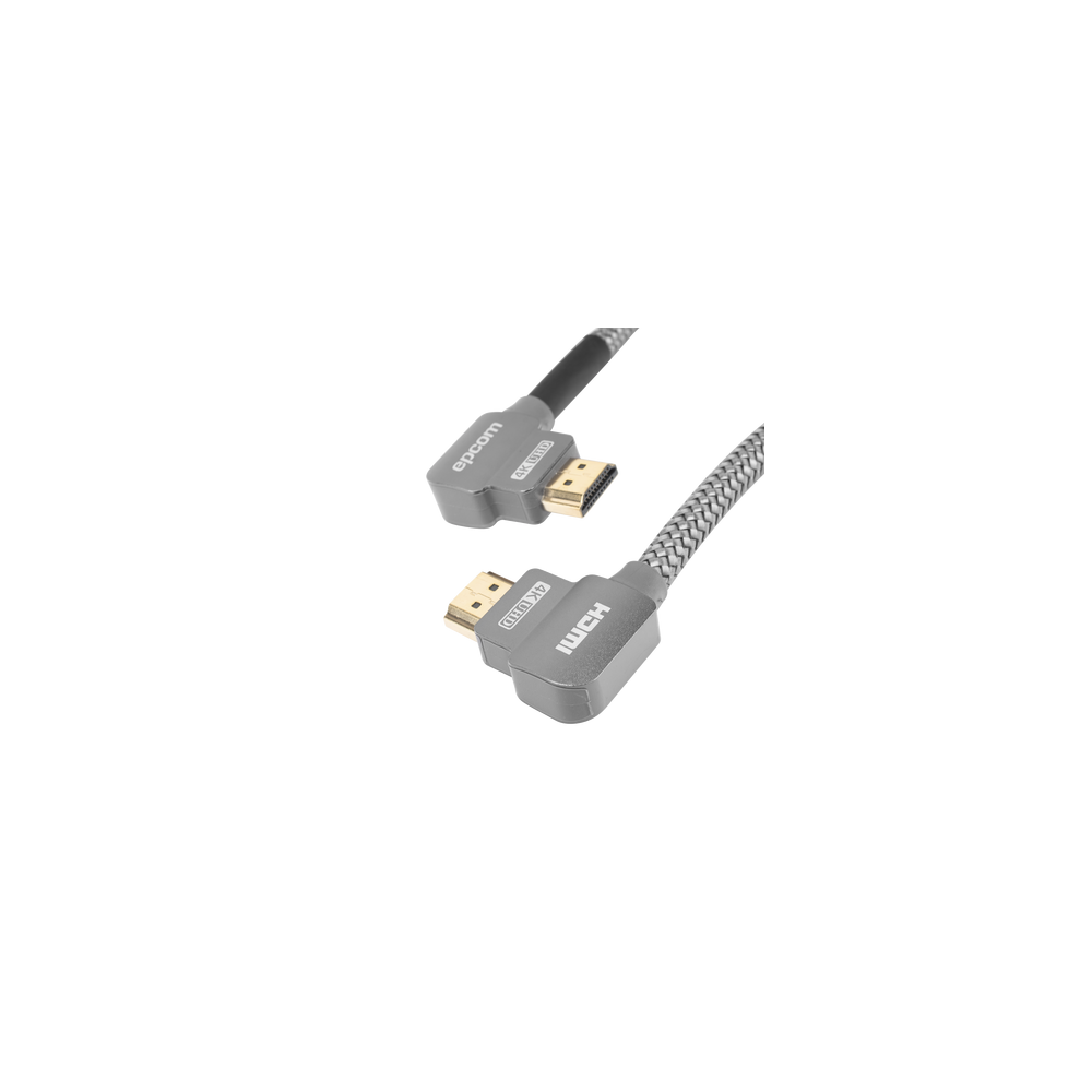 EPCOM PROAUDIO, EP-90H-3M, Cable HDMI Angulo 90º| 3m | Alta Definición | Version 2.0 | Alta velocidad 18Gbps | 4K@60Hz |