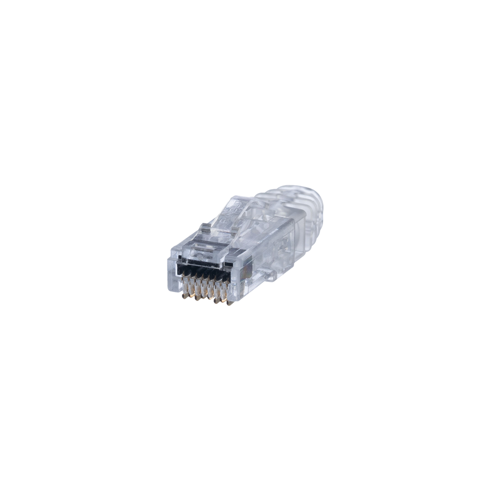 PANDUIT, SP688E-C, Plug RJ45 Cat6 de 3 Piezas, Para Cable UTP de Calibre 23-24 AWG, Chapado en Oro de 50 micras, Paquete de 100 