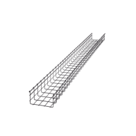 CHAROFIL, CH-105-200EZ, Charola Tipo Malla 105/200 mm, Acabado Electro Zinc, Hasta 334 Cables Cat6, Tramo de 3 Metros