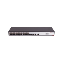 HIKVISION, DS-3E2728-HI-24T4X, Switch Gigabit / Administrable / 24 Puertos RJ45 GE / 4 Puertos SFP 10G / Soporta IGMP