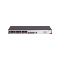 HIKVISION, DS-3E2728-HI-24T4X, Switch Gigabit / Administrable / 24 Puertos RJ45 GE / 4 Puertos SFP 10G / Soporta IGMP