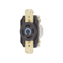 HUBBELL, HUB-HBL-2720, Receptáculo con Bloqueo de Media Vuelta Industrial 30 A 250 V CA / 3 Polos 4 Hilos / Nema L15-30R.