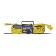 SURTEK, SYS-136042, Extensión Eléctrica de Uso Rudo 6 metros / 127 V CA 10 A Máximo / Color Amarillo.
