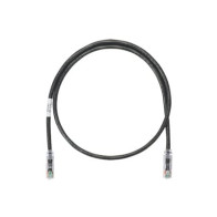 PANDUIT, NK6PC7BLY, Cable de parcheo UTP Categoría 6, con plug modular en cada extremo - 2 m. - Negro