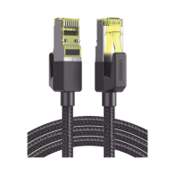 UGREEN, 80424, Cable Ethernet Cat7 CLASSâ... F/FTP Redondo con Malla de Nylon 3 Metros