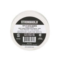 PANDUIT, ST17-075-66WH, Cinta Eléctrica STRONGHOLD para Aislar, de PVC, Uso General Reparación y Mantenimiento, Grosor de 0.18mm