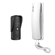 HIKVISION, DS-KIS103/US, Kit de Audioportero Analógico a 2 Hilos / Apertura de 2 Puertas / Diferentes Tonos y Volúmenes de Timbr