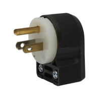 HUBBELL, HUB-HBL5266CA, Clavija Entrada Recta en Angulo/ 15A 125V/ 2 Polos 3 Hilos/ Nema 5-15P/ Grado Industrial- Comercial.