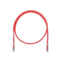 PANDUIT, NK6PC10RDY, Cable de parcheo UTP Categoría 6, con plug modular en cada extremo - 3 m. - Rojo
