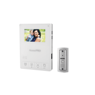 AccessPRO, TV-PRO-400AW, Kit de Videoportero / Frente de Calle Antivandalismo / Cámara 900TVL para Baja Iluminación / Pantalla A