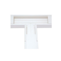 THORSMAN, TEK-100-T, Sección en T color Blanco de PVC auto extinguible, para canaleta TEK-100 (5576-13100)