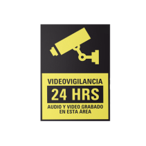 Comprar Letrero Videovigilancia 10 Pzs | Smartgrid México