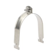 SYSCOM TOWERS, STRUT-STRAP4, Abrazadera de Acero Inoxidable de 4 Para Unicanal Tipo Strut