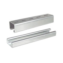 CHAROFIL, UNP-4X4-U10-EZ, Unicanal Perforado, 4x4, 3000 mm, acabado ElectroZinc