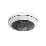 MILESIGHT, MS-C9674-PA, Cámara de Red Panorámica AI 360° Ojo de Pez / 8/12MP Ultra Alta Resolución / H.265+ Descompresión / Micr