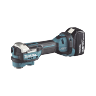 MAKITA, DTM-52-RTJX1, Multiherramienta Oscilante Inalámbrica de 18V, incluye 2 Baterías BL1850B de 5.0 A, Cargador DC18RC, Acces