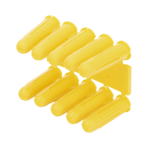 THORSMAN, TP-1X, Taquete amarillo 7/32 para tornillos 8mm x 1 (100pzs) (1102-02100)