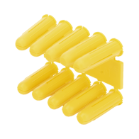 THORSMAN, TP-1X, Taquete amarillo 7/32 para tornillos 8mm x 1 (100pzs) (1102-02100)