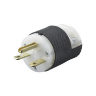 HUBBELL, HUB-HBL5666C, Clavija Entrada Recta/ 15A 250V/ 2 Polos 3 Hilos/ Nema 6-15P/ Grado Industrial- Comercial.