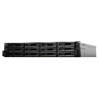 SYNOLOGY, RS-3618XS, RackStation RS3618xs | Almacenamiento Empresarial | CPU Intel Xeon D-1521 | 12 Bahías | Escalable a 36 Bahí
