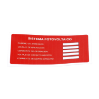 Comprar Etiqueta Fotovoltaica Paquete | Smartgrid México