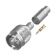 RF INDUSTRIES,LTD, RFT-1803-D, Conector TNC Macho en 75 Ohm, de Anillo Plegable para Cable RG-59/U, AWG 20, Níquel/ Oro/ Teflón.