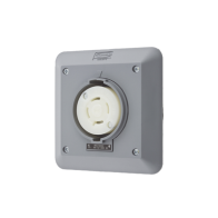 HUBBELL, HUB-HBL-2740-SR2, Receptáculo con Bloqueo de Media Vuelta Industrial 30 A 600 V CA / 3 Polos 4 Hilos / Nema L17-30R.