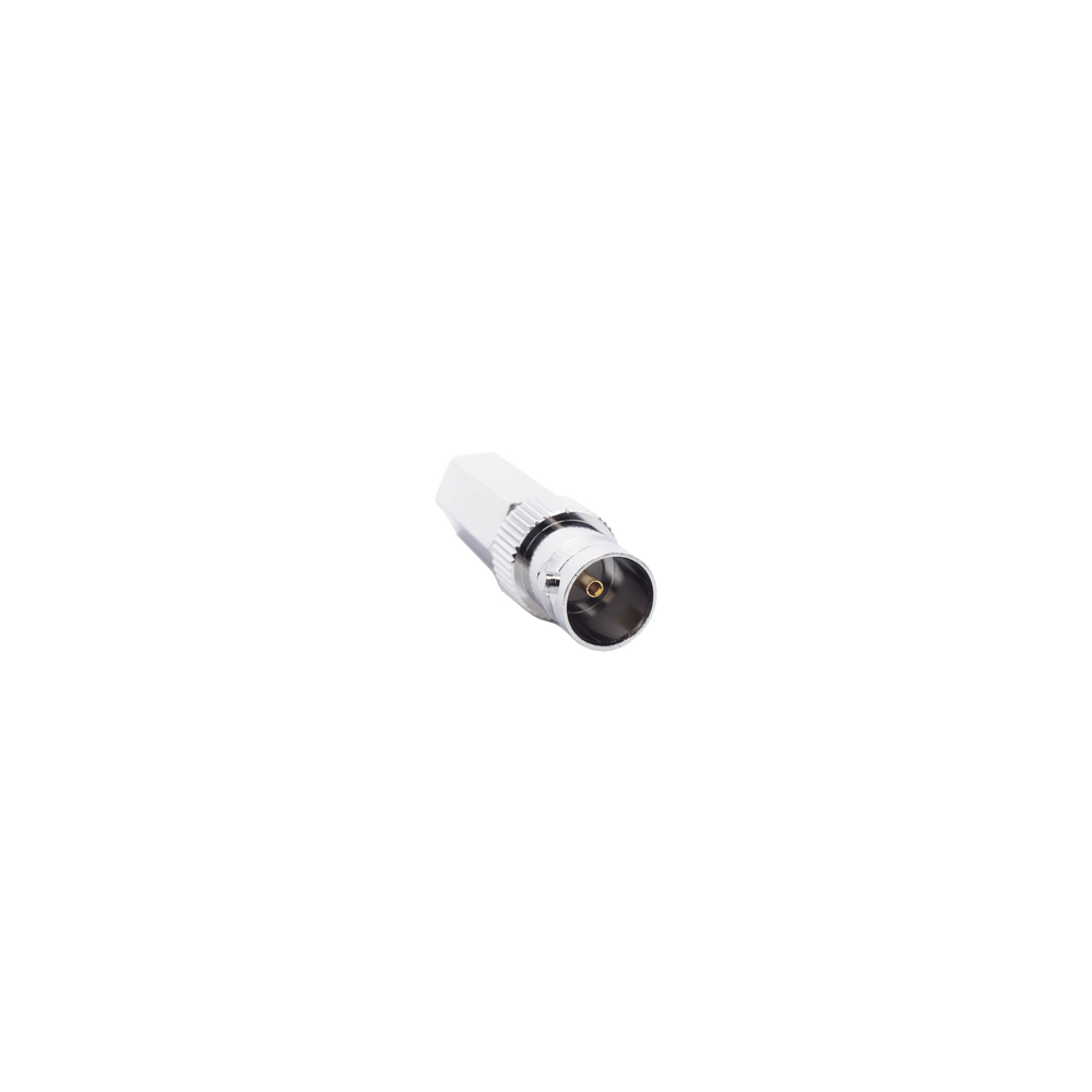 RF INDUSTRIES,LTD, RFB-1722, Conector BNC Hembra en 75 Ohm, Tipo Roscable para cable Coaxial RG-59/U, Níquel/ Plata/ Delrin.