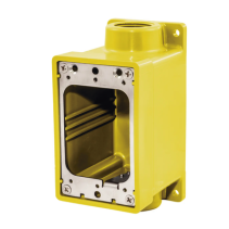 HUBBELL, HUB-HBL-60CM-83A, Caja Hermética Serie FD de 3/4 NPT/ Color Amarillo.