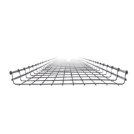 CHAROFIL, CH-54-500EZ, Charola Tipo Malla 54/500 mm, Acabado Electro Zinc, Hasta 430 Cables Cat6, Tramo de 3 Metros