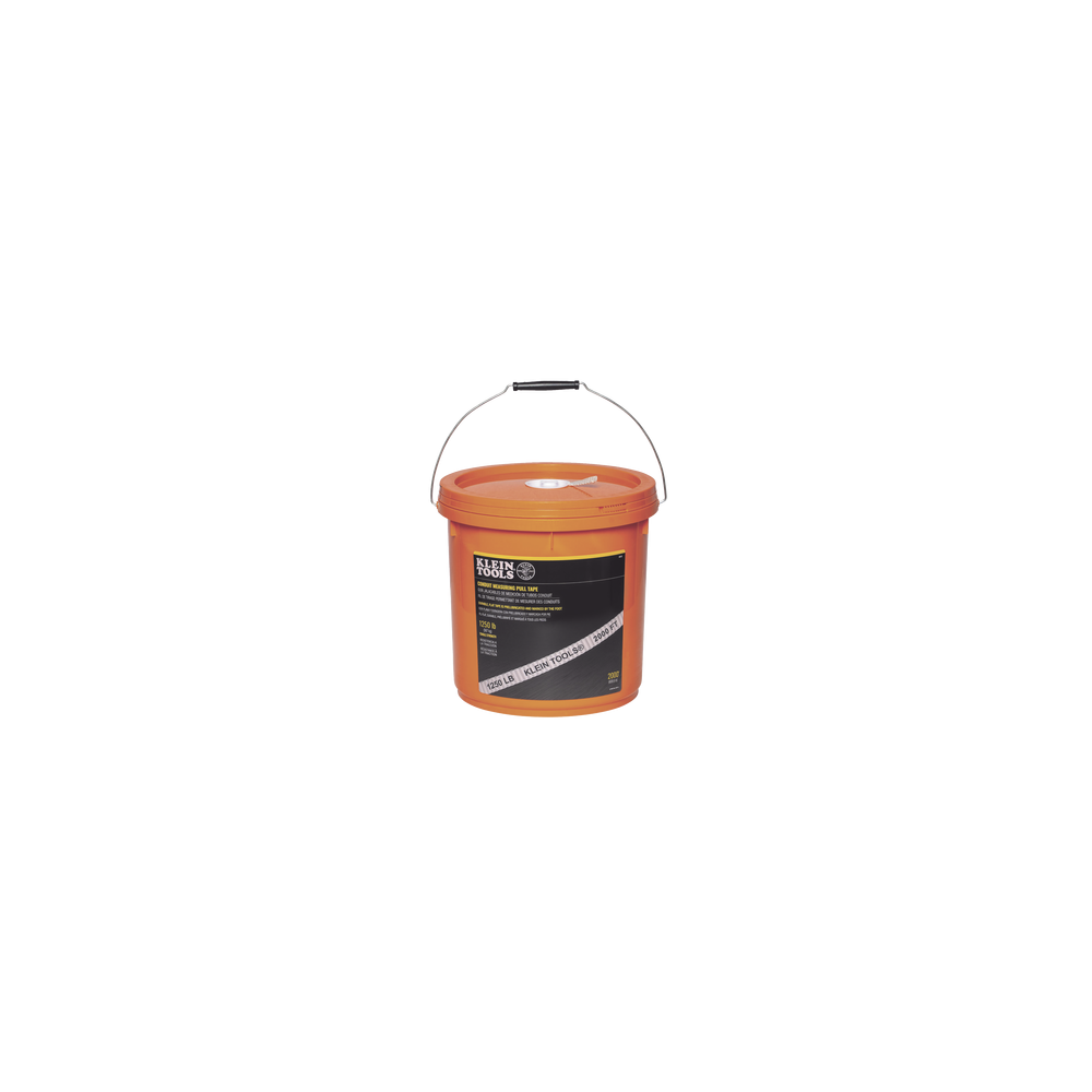 KLEIN TOOLS, 50122, Cinta para Medir Conductos de 609m con Resistencia a la Tracción de 567 kg en Presentación de Cubeta