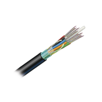 SIEMON, 9PF8C012G-E201A, Cable de Fibra Óptica de 12 hilos, OSP (Planta Externa), Armada, Gel, HDPE (Polietileno de alta densida