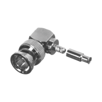 RF INDUSTRIES,LTD, RFB-1710-S1, Conector BNC Macho en Ángulo Recto para 75 Ohm, Anillo Plegable para Cable RG-179/U, Grupo S1, N