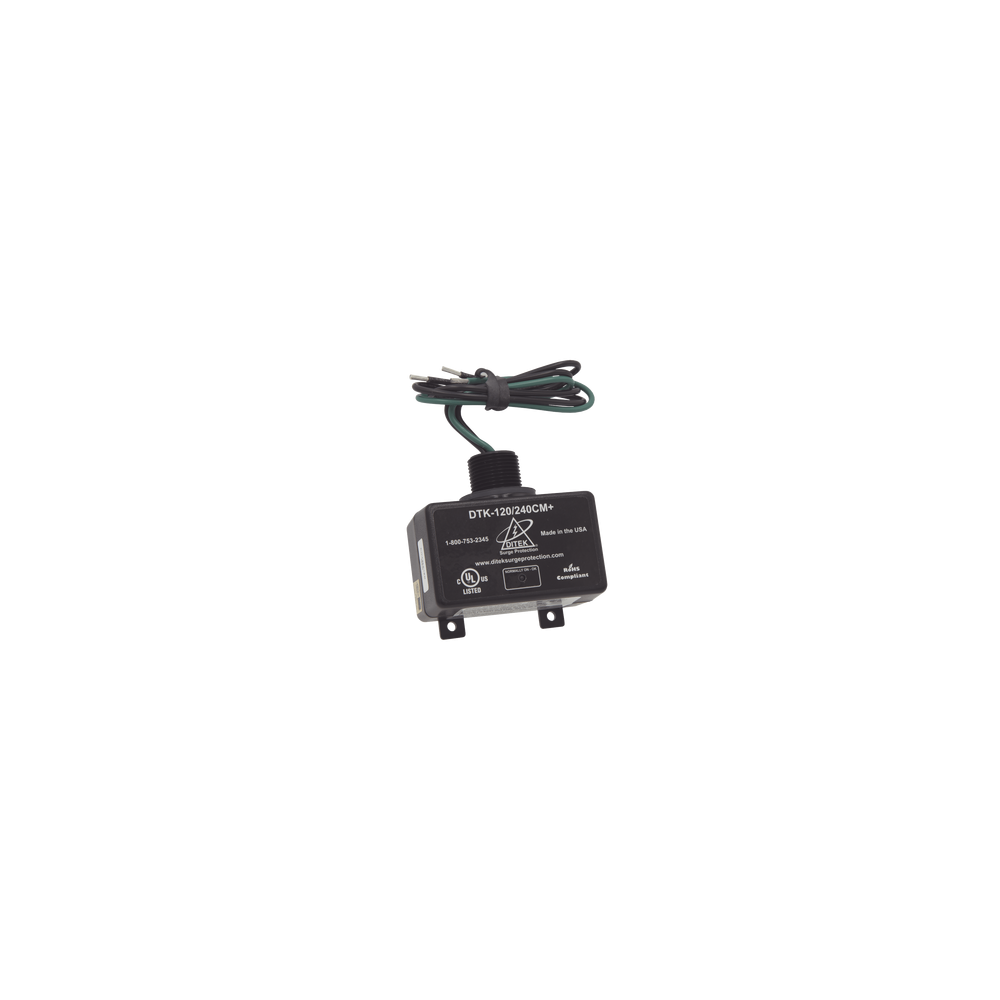 DITEK, DTK-120/240CM, Dispositivo de Protección contra Sobretensiones de Fase Dividida de 120/240 VCA, Recomendado para Climas, 