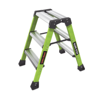 Little Giant Ladder Systems, SURESTEP, Escalera Plegable 2 Peldaños de Fibra de Vidrio / Tamaño 66 cm ( 2 2 ).