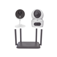 EZVIZ, CS-C1CH7C/KR, Kit de cámaras WiFi Para Uso en Interior / Incluye 1 pieza CS-H7C / 1 pieza CS-C1C / 1 Pieza de Router DS-3