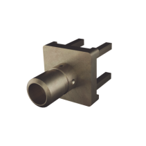 RF INDUSTRIES,LTD, RSB-250-1, Conector Mini SMB Hembra (PIN Macho) 75 Ohm, Montaje Vertical para PCB, Oro/ Oro/ Teflón.