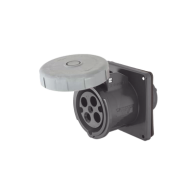 HUBBELL, HUB-HBL-460-R5W, Receptáculo Pin and Sleeve Trifásico / 60 A 600 VCA 3 Fases / 3 Polos 4 Hilos / Hermético / Grado Indu