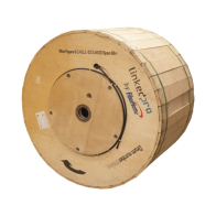 LINKEDPRO BY FIBERHOME, OC-FIG8-12C/4KM, Carrete de 4 km de Fibra Óptica Aérea Mini Figura 8, G.652D, Monomodo de 12 Hilos, Exte