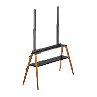 BRATECK, FS36-46F-02, Soporte de TV Easel Studio TV Floor Stand | Compatible VESA 200x200 a 600x400 | Para Pantallas de hasta 75