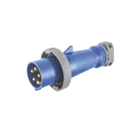 HUBBELL, HUB-HBL-530-P9W, Clavija industrial de 30 A / 120/208 V CA / 4 Polos 5 Hilos / IP67.