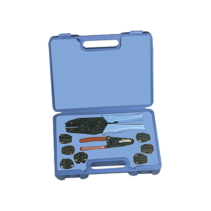 RF INDUSTRIES,LTD, RFA-4005-500, Kit en Estuche Plástico con 7 Muelas para Instalar Terminales en Cable, Pinzas RFA-4005-20 y De