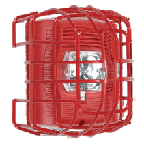 STI, STI-9708-R, Protector De Rejilla Anti Vandalismo Y Golpes Accidentales, Color Rojo, Para Sirenas/Estrobos/Bocinas System Se