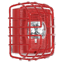 STI, STI-9705-R, Protector De Rejilla Anti Vandalismo Y Golpes Accidentales, Color Rojo, Para Sirenas/Estrobos/Bocinas System Se