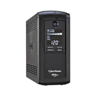 CYBERPOWER, CP850AVRLCDA, UPS de 850 VA/510 W, Topología Línea Interactiva, Entrada 120 Vca NEMA 5-15P, Tipo Mini Torre, Con 9 T