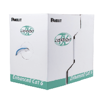 PANDUIT, PUL6004BU-ME, Bobina de Cable UTP 305 m. de Cobre, TX6000™ PanNet, Reelex, Azul, Categoría 6 Mejorado (23 AWG), LSZH (B