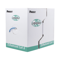 PANDUIT, PUC6004BU-FE, Bobina de Cable UTP 305 m. de Cobre, TX6000™ PanNet, Reelex, Azul, Categoría 6 Mejorado (23 AWG), PVC (CM