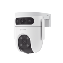 EZVIZ, CS-H9C/6MP, Cámara PT Doble Lente / 6 Megapixel (3MP+3MP) / IA Detección Humana y Vehiculo / Vision Nocturna a Color / Vi